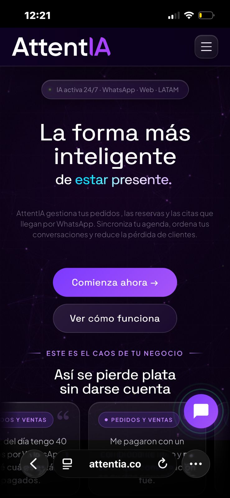 AttentIA móvil 1