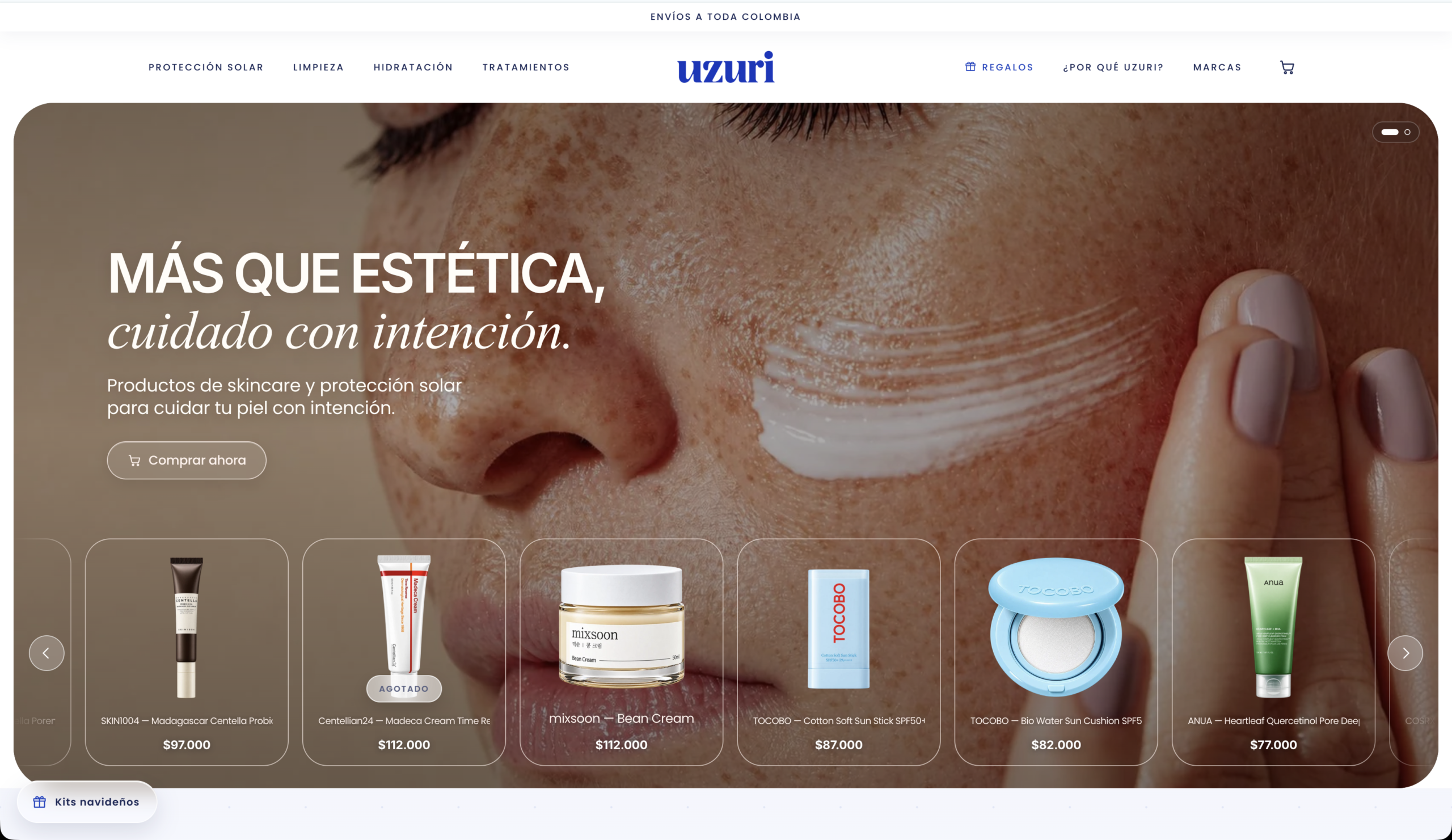 Uzuri — tienda online e-commerce