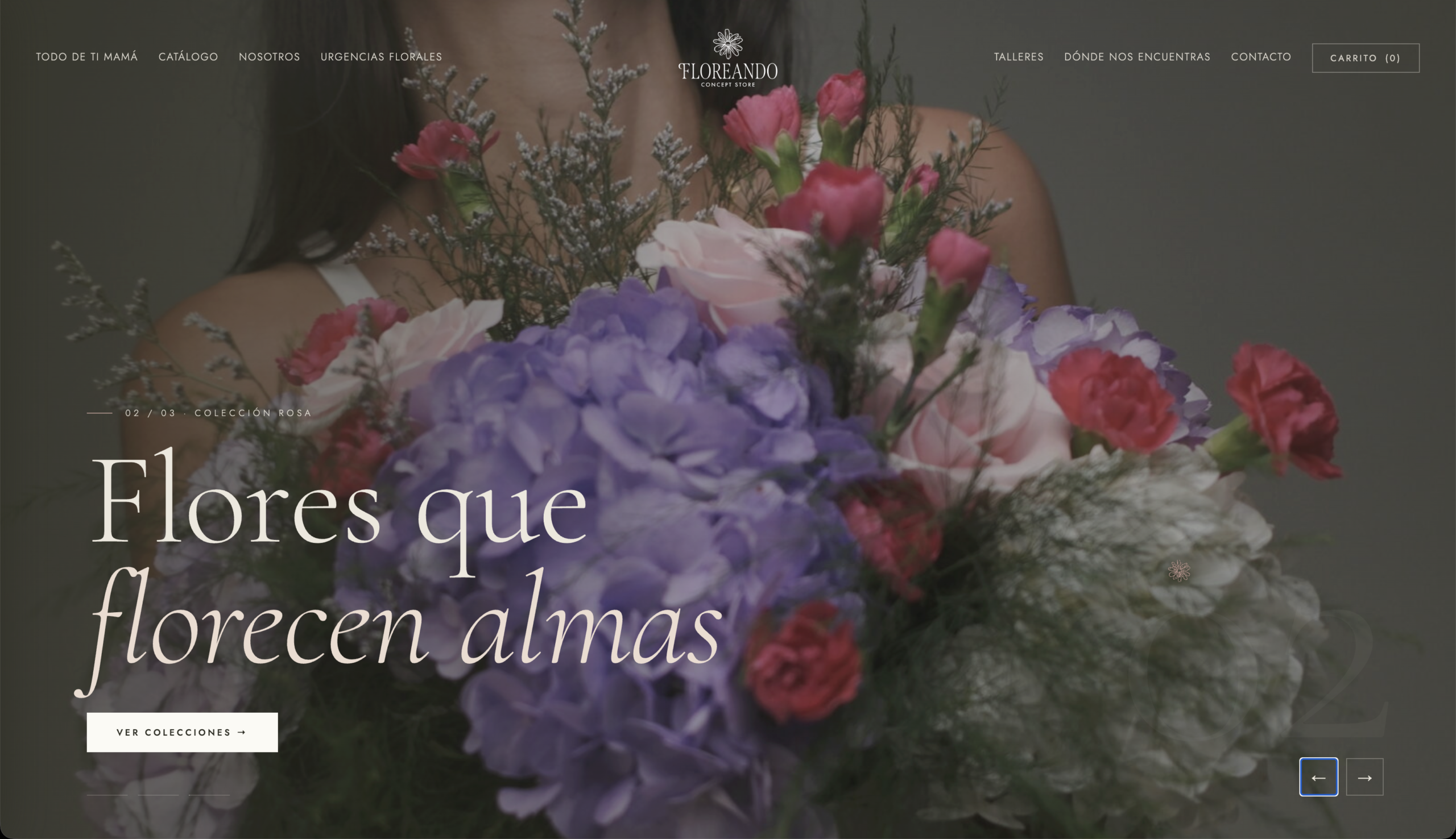 Floreando — tienda online e-commerce para floristería en Cali