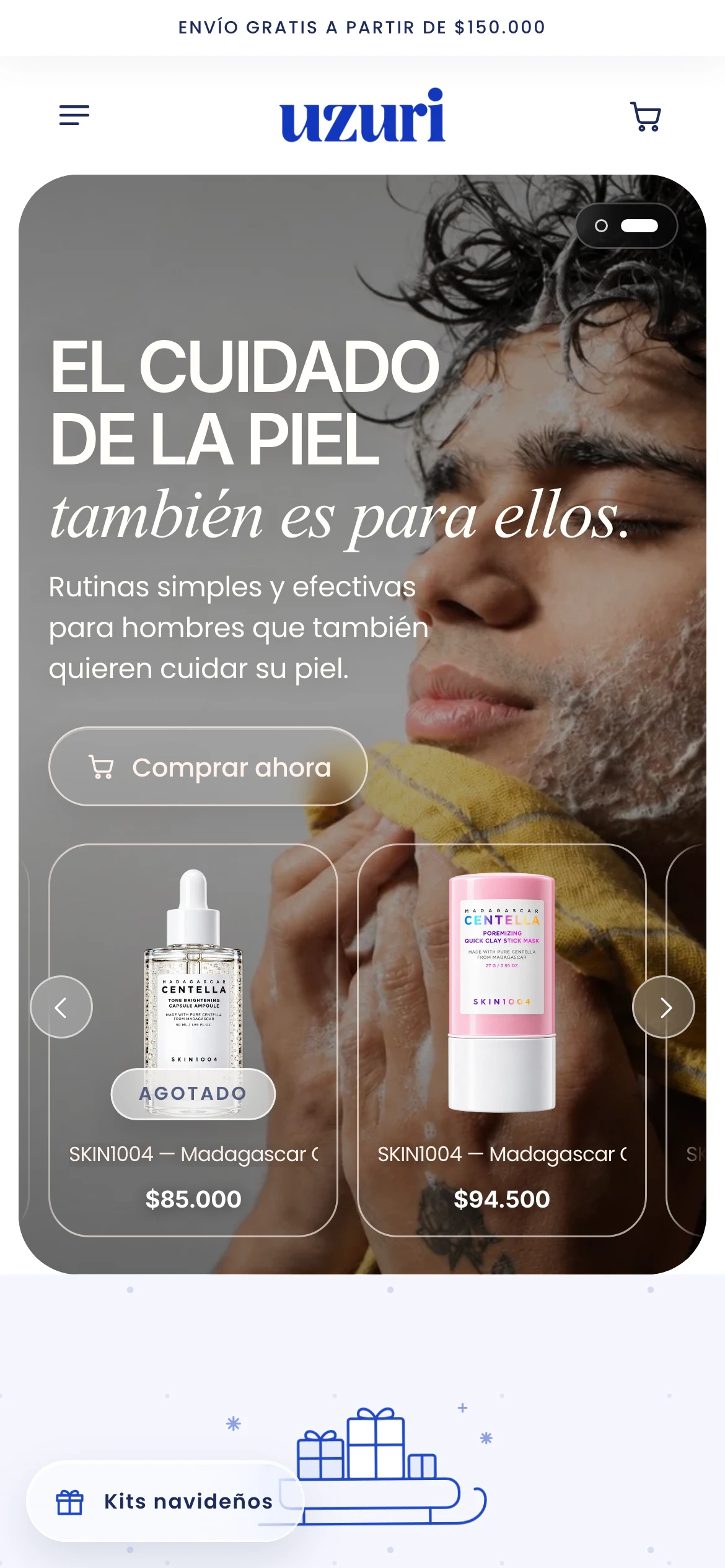 Uzuri: vista en celular